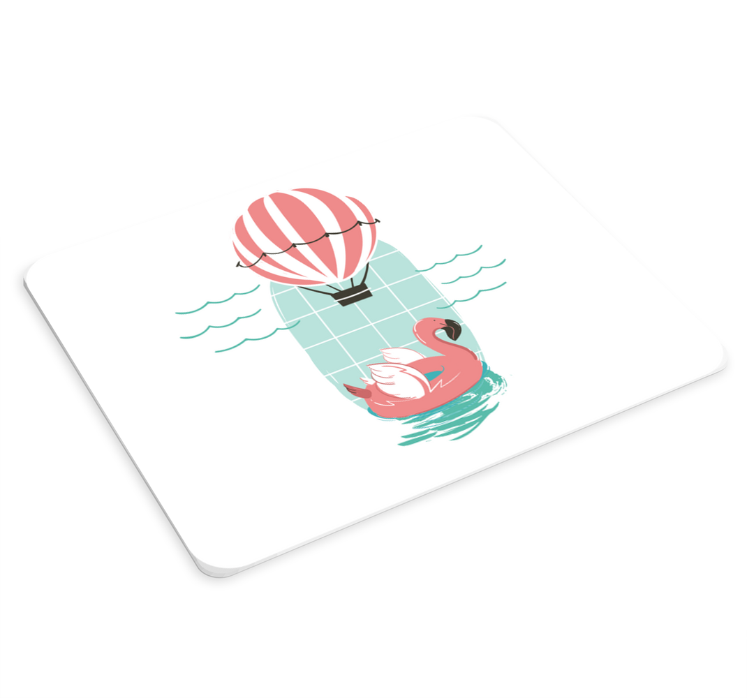 Sommartid rolig flamingo original musmatta - Tenstickers