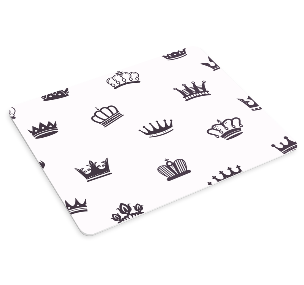 Mouse pad com texturas e padrões padrão de coroa pontos - TenStickers