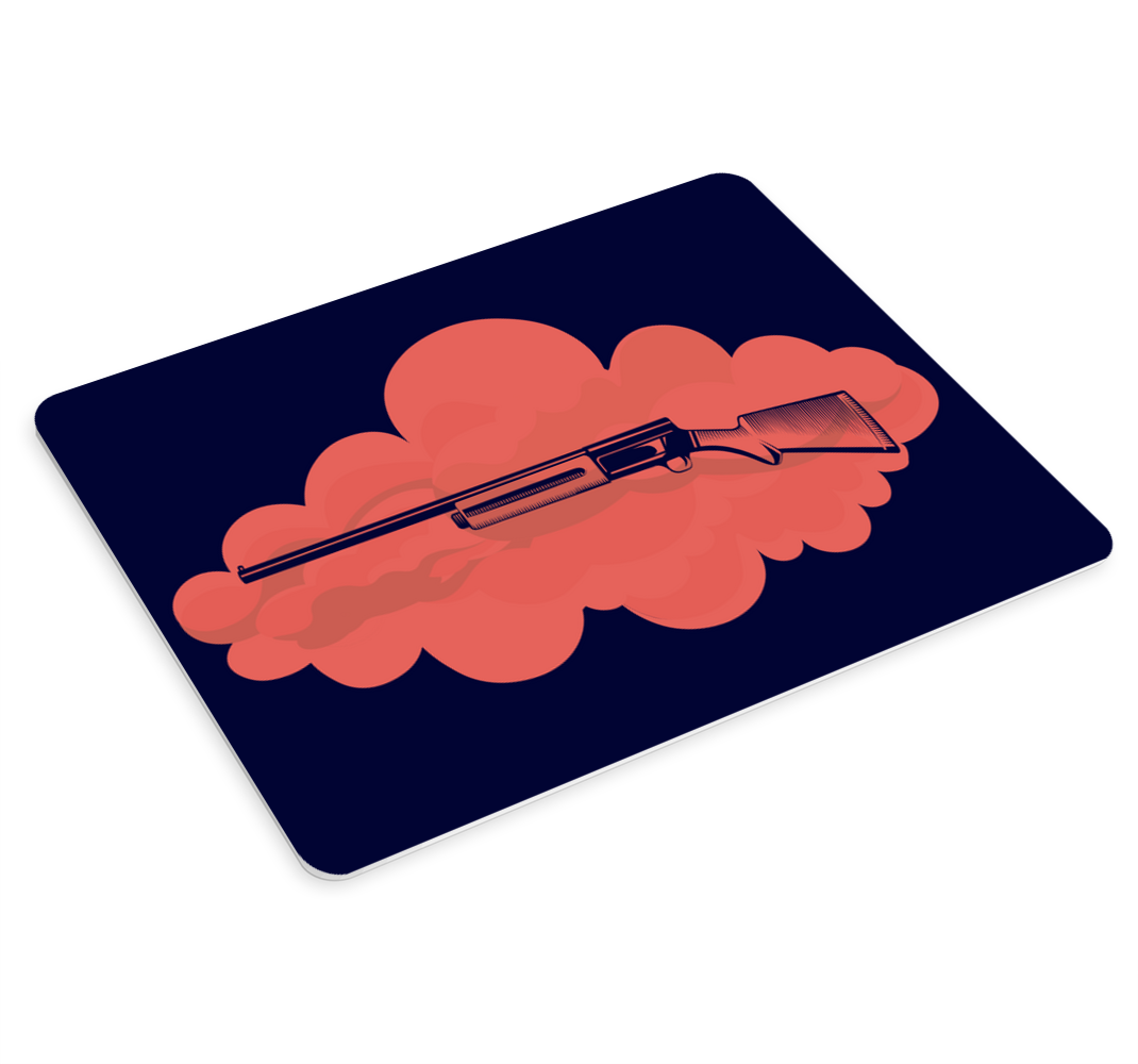 Silah bulut oyun mouse pad - TenStickers