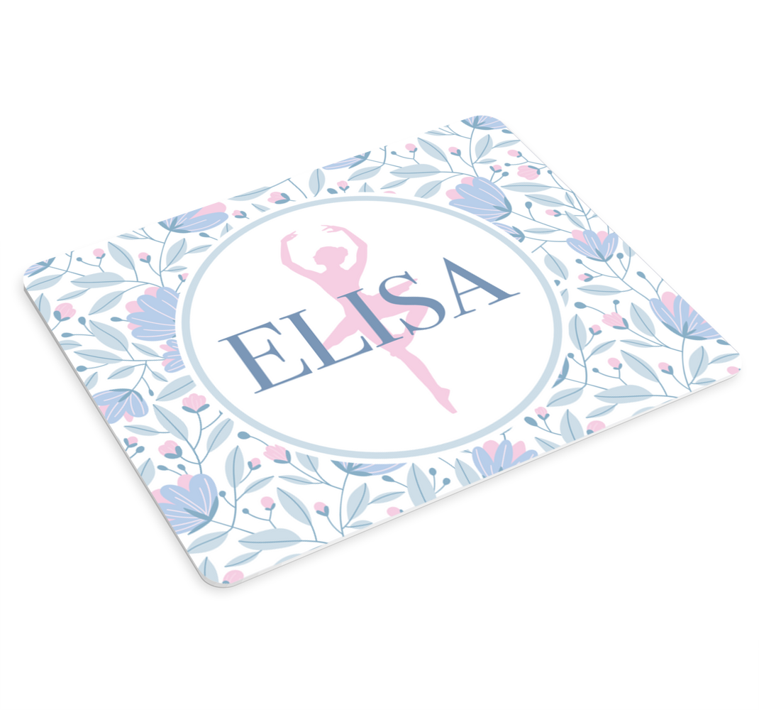 Balerina v krogu personalizirana podloga za miško - TenStickers
