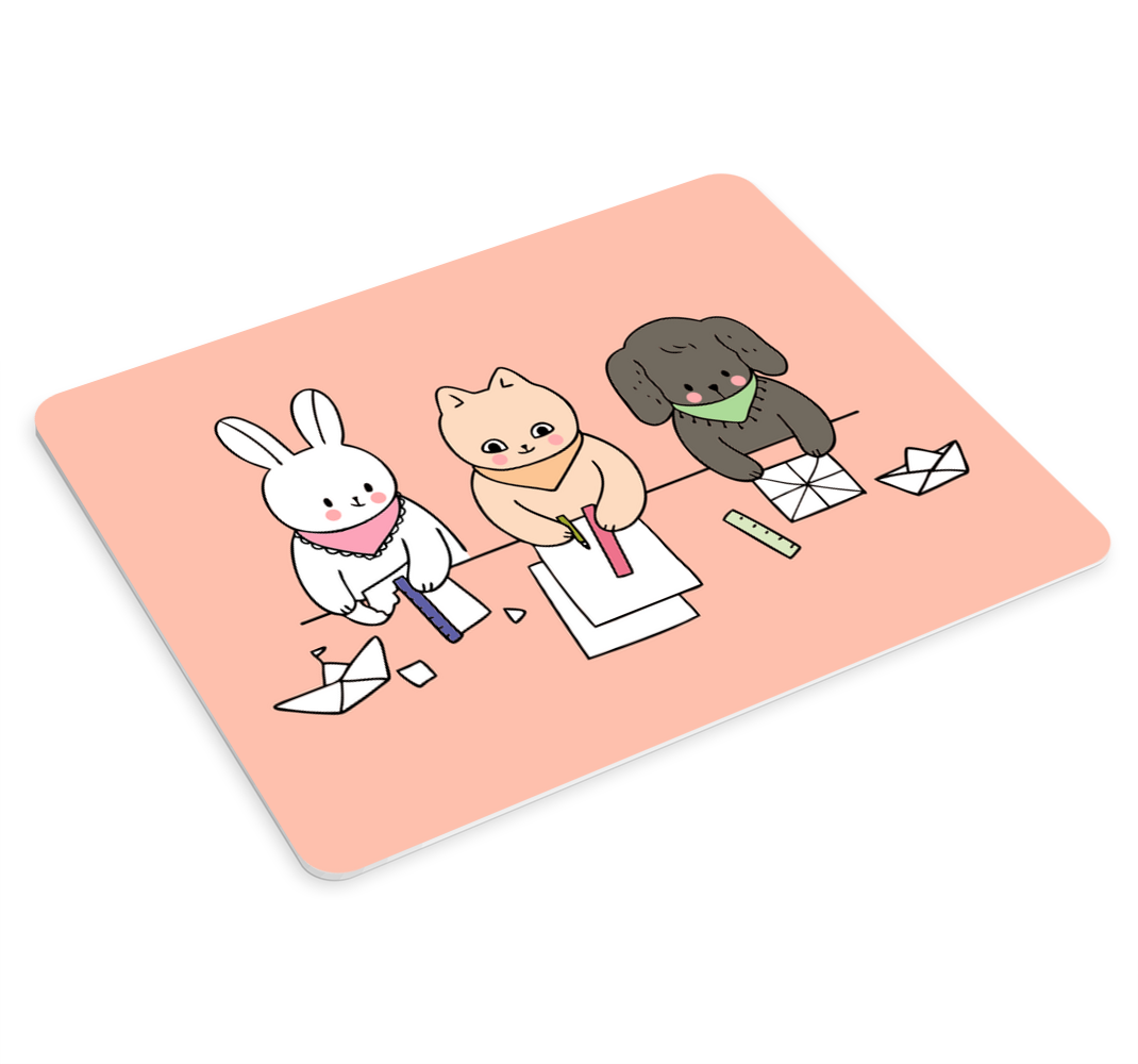 Slatke stražnje školske životinje originalni podloga za miš - TenStickers