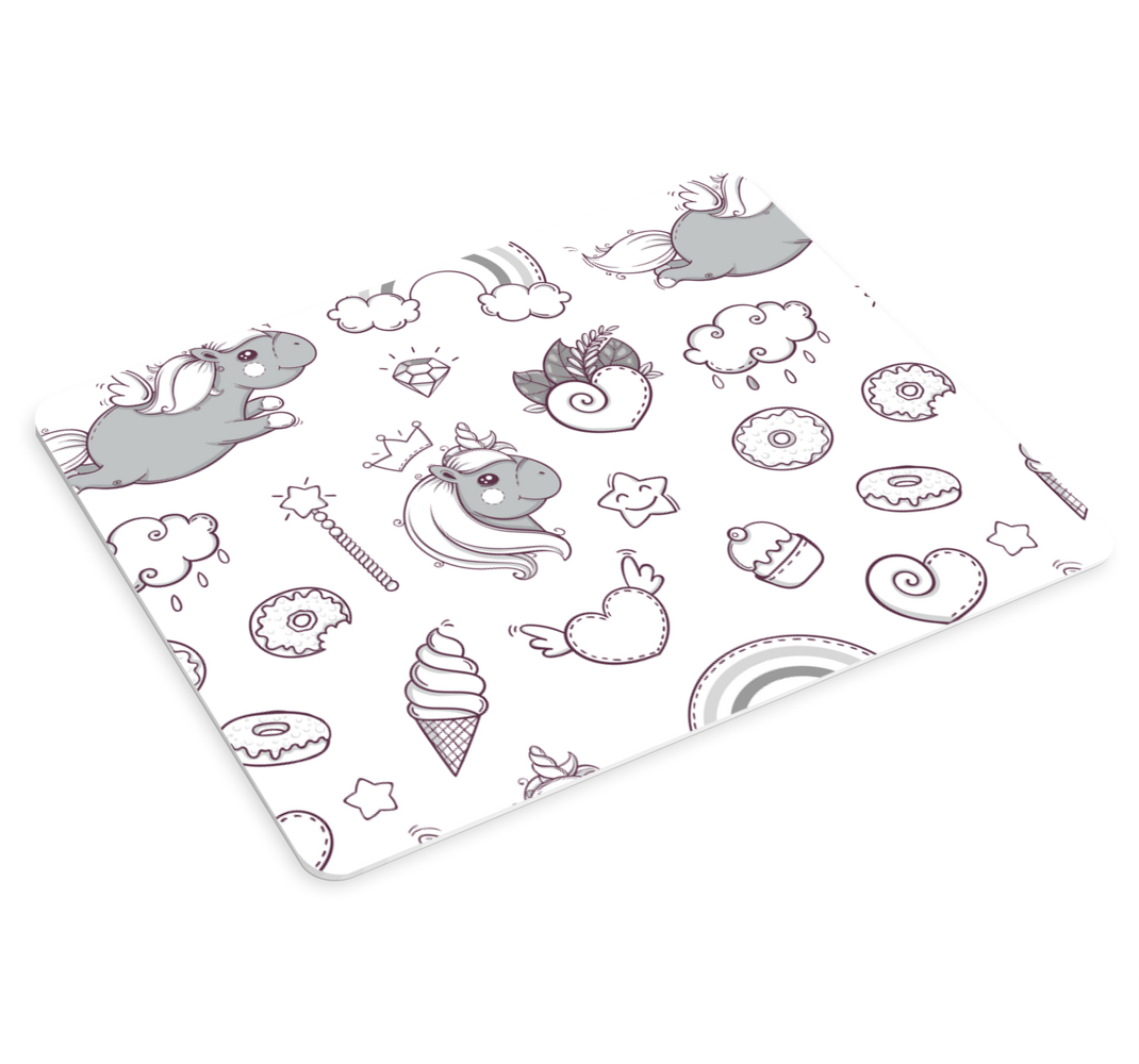 Søte sorte og hvite dyr musematte original - Tenstickers