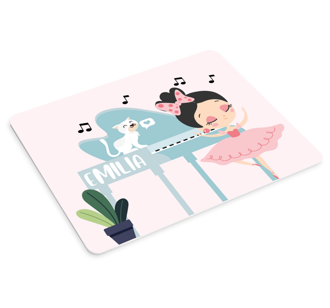Personalised mouse pad ballet girl dancing - TenStickers