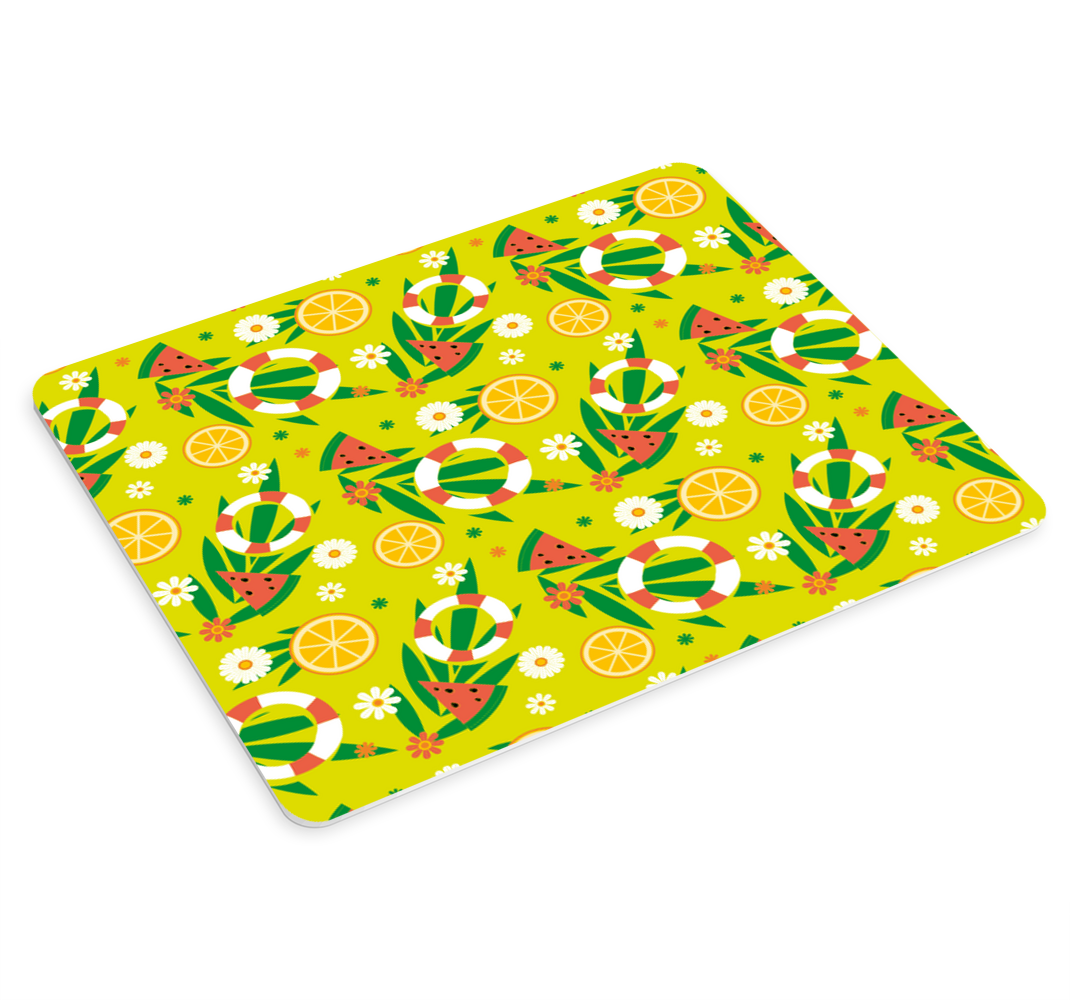 Mouse pad patterns playful summer tropics - TenStickers