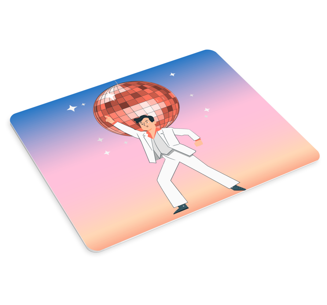 Podkładka pod mysz Ilustracja kuli dyskotekowej - TenStickers