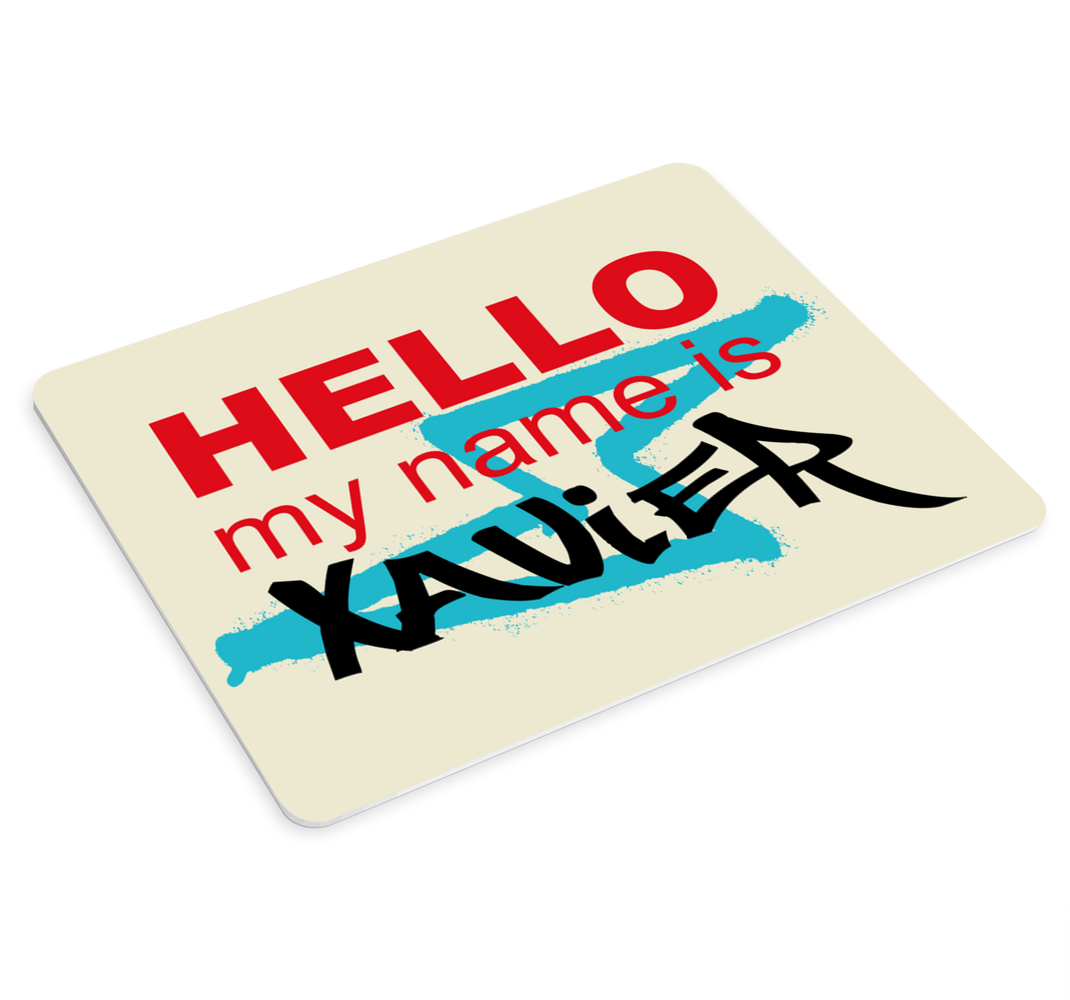 Moje ime je podloga za miško prilagojena za grafite - TenStickers