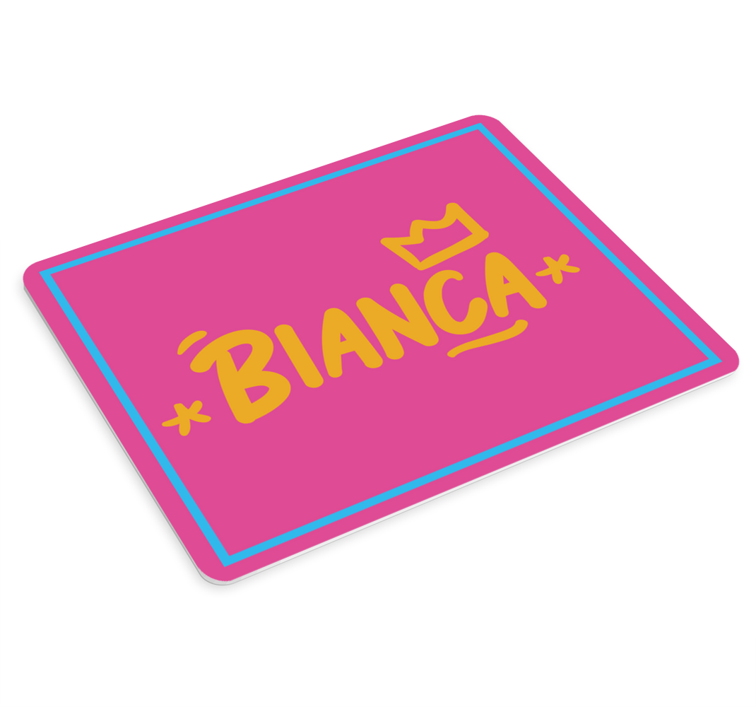 Graffiti tag with crown personalised mouse mat - TenStickers