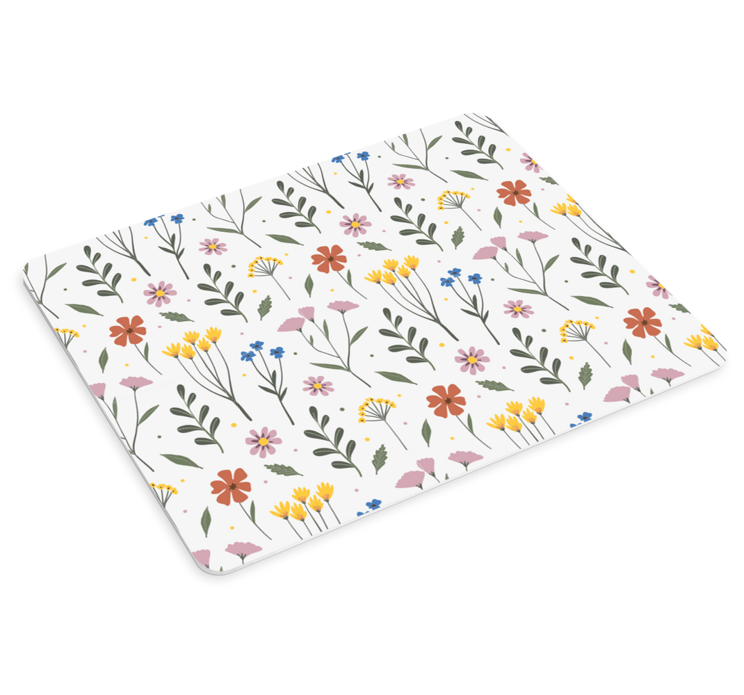 Garden multicolor flowers pattern mousepad - TenStickers