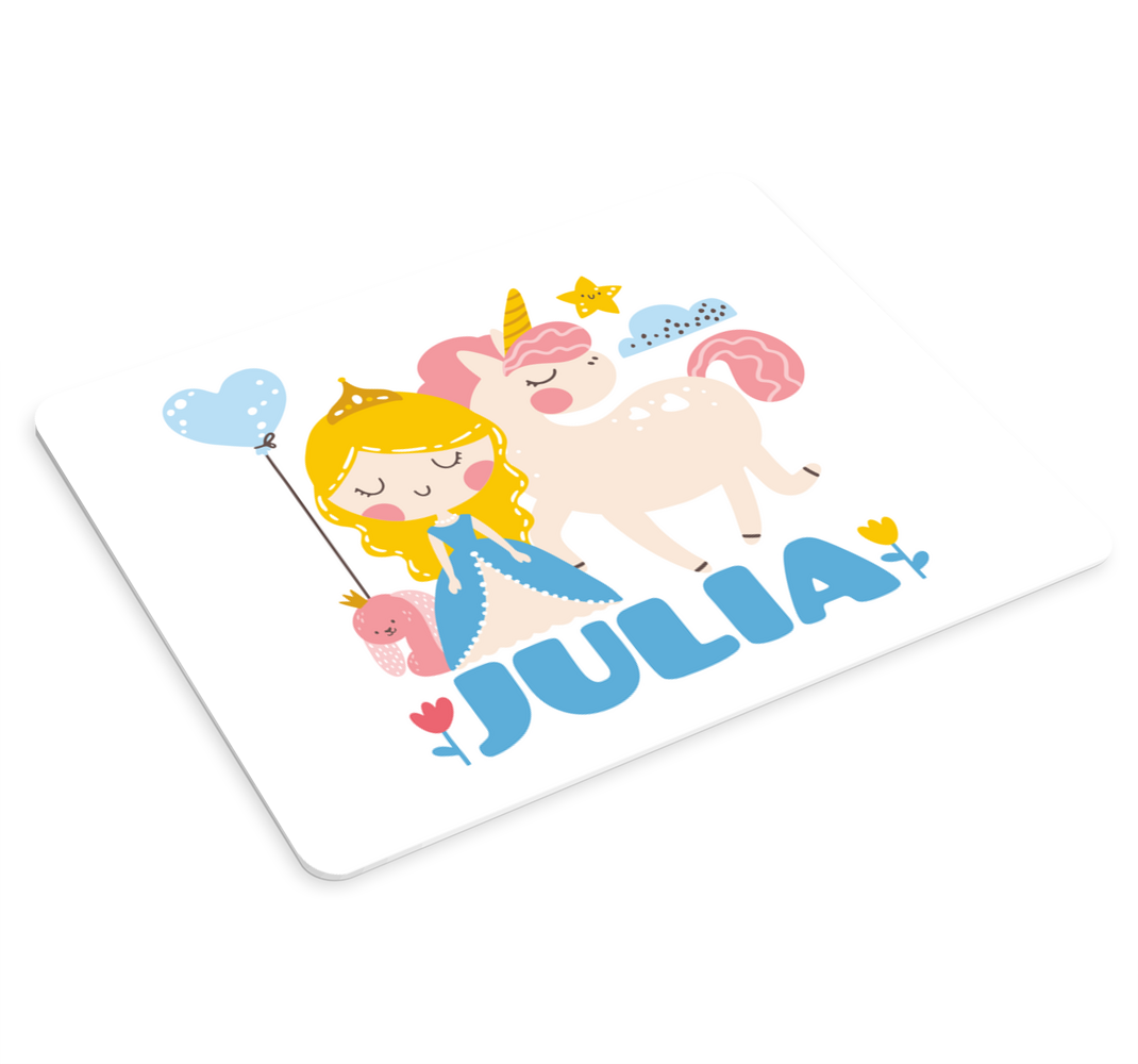 Prinți de desene animate și covor de șoarece unicorn - TenStickers