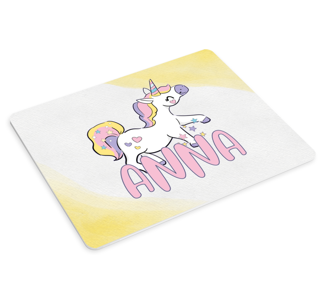 Magisk enhjørning design personlig musemåtte - TenStickers