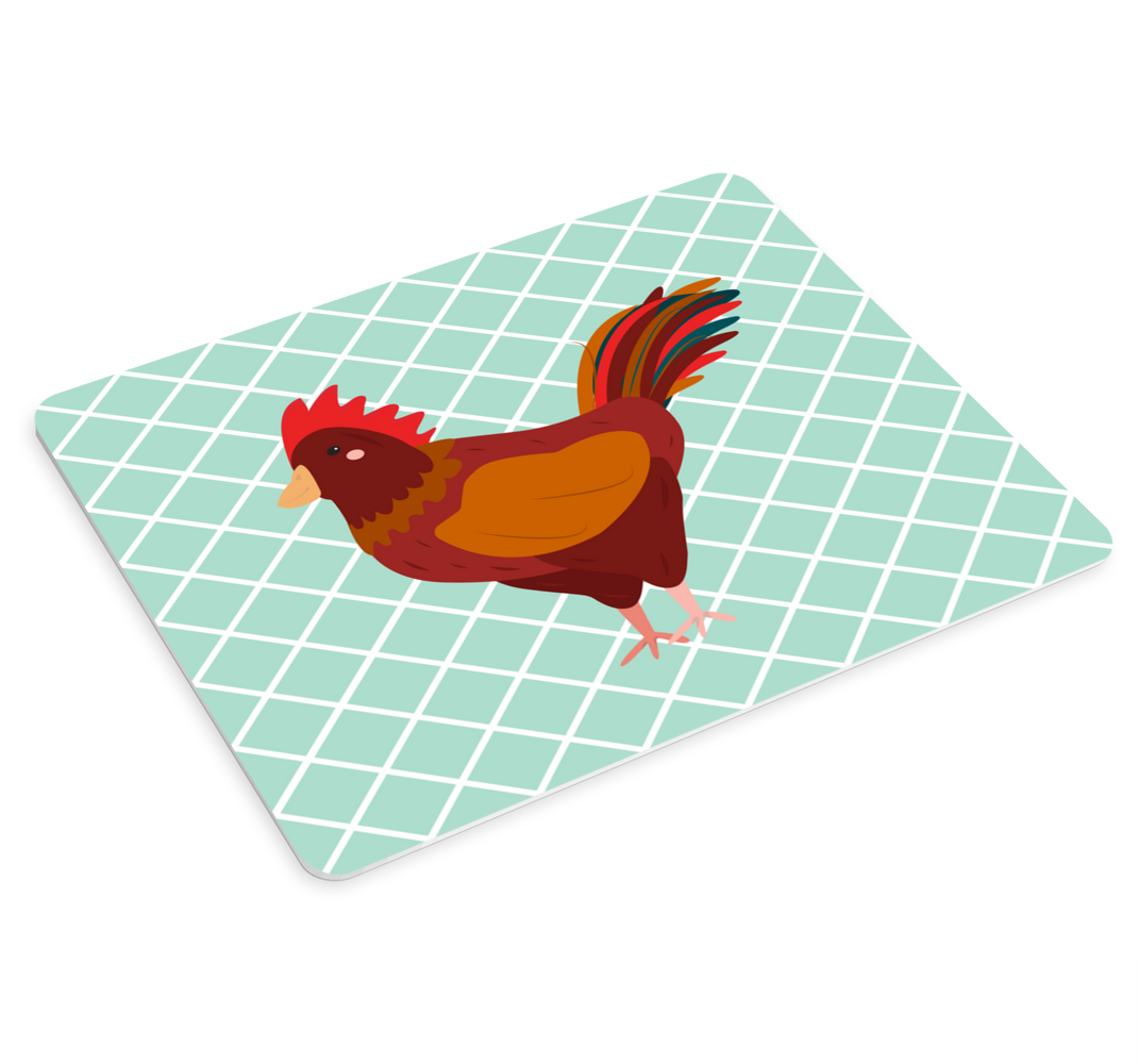 Horoz çizimi orijinal mouse pad - TenStickers