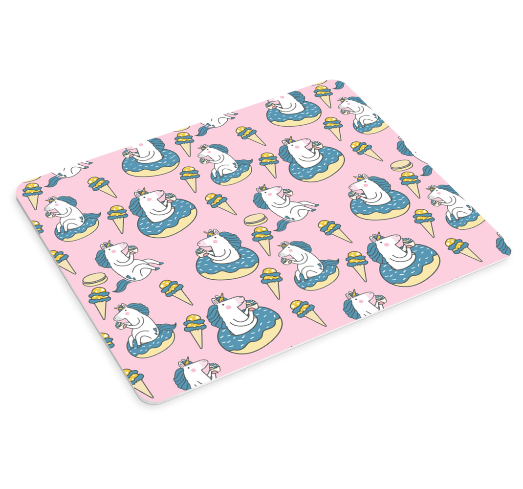 Izvirna podloga za miško samorog in sladoled - TenStickers