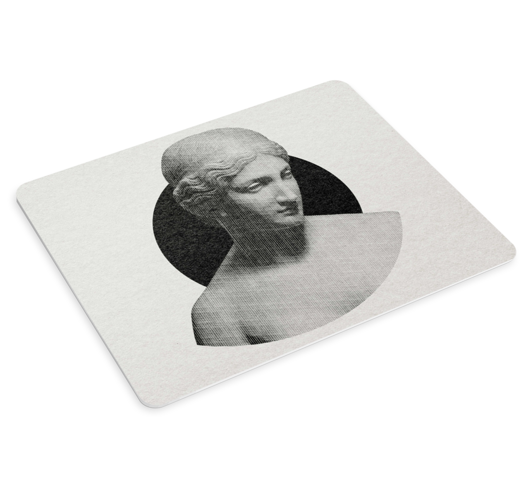 Grekisk staty i gravyrstil fler musmattor - Tenstickers