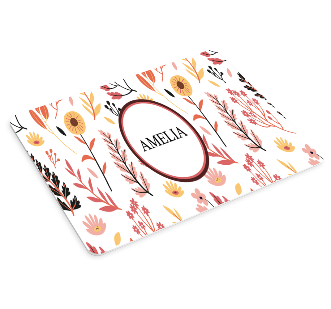 πολύχρωμα λουλούδια εξατομικευμένο χαλάκι για ποντίκι - TenStickers