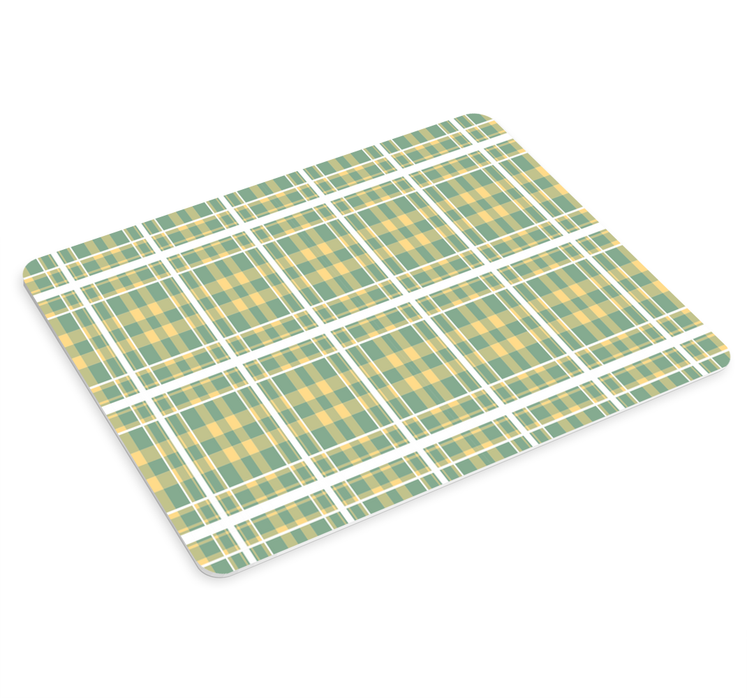 Mouse pad patterns plaid checkered design - TenStickers