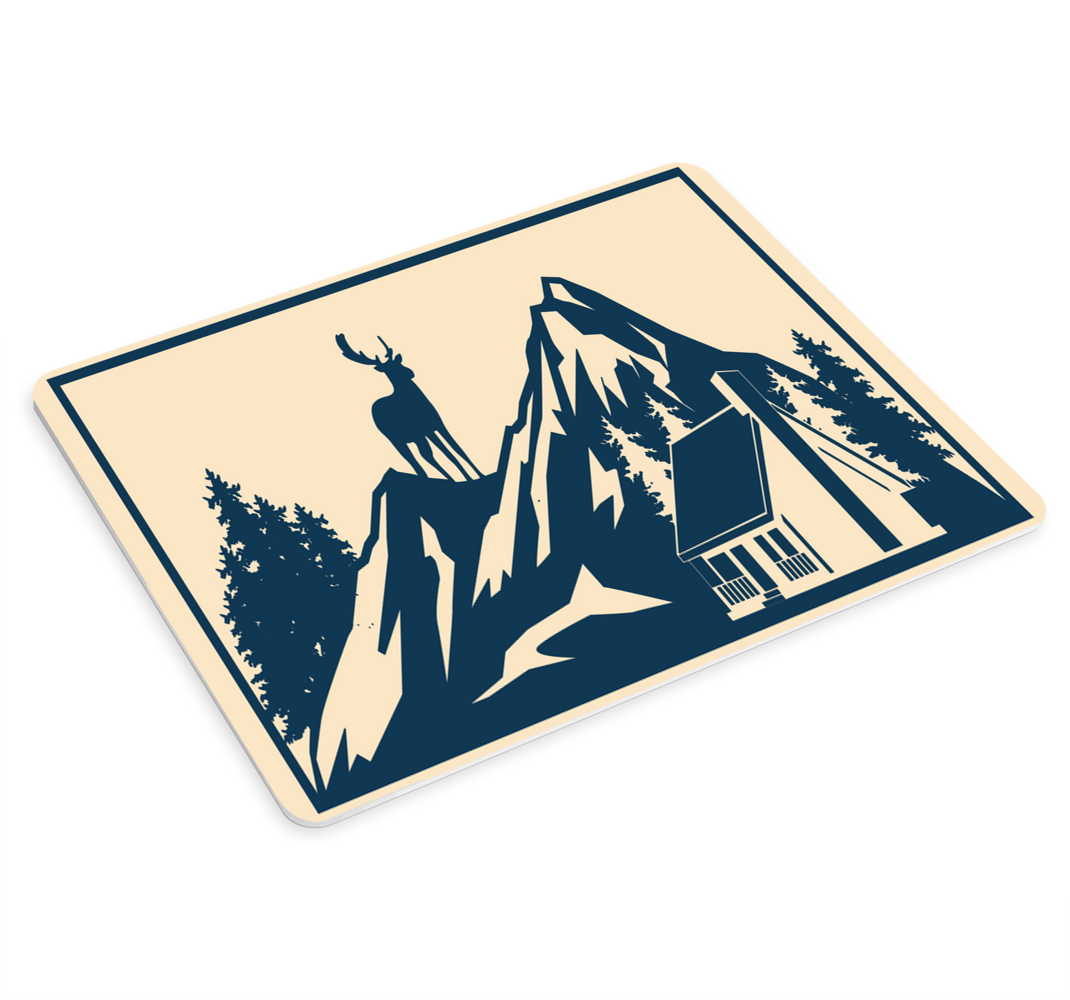 Oryginalna podkładka pod mysz malownicze góry - TenStickers