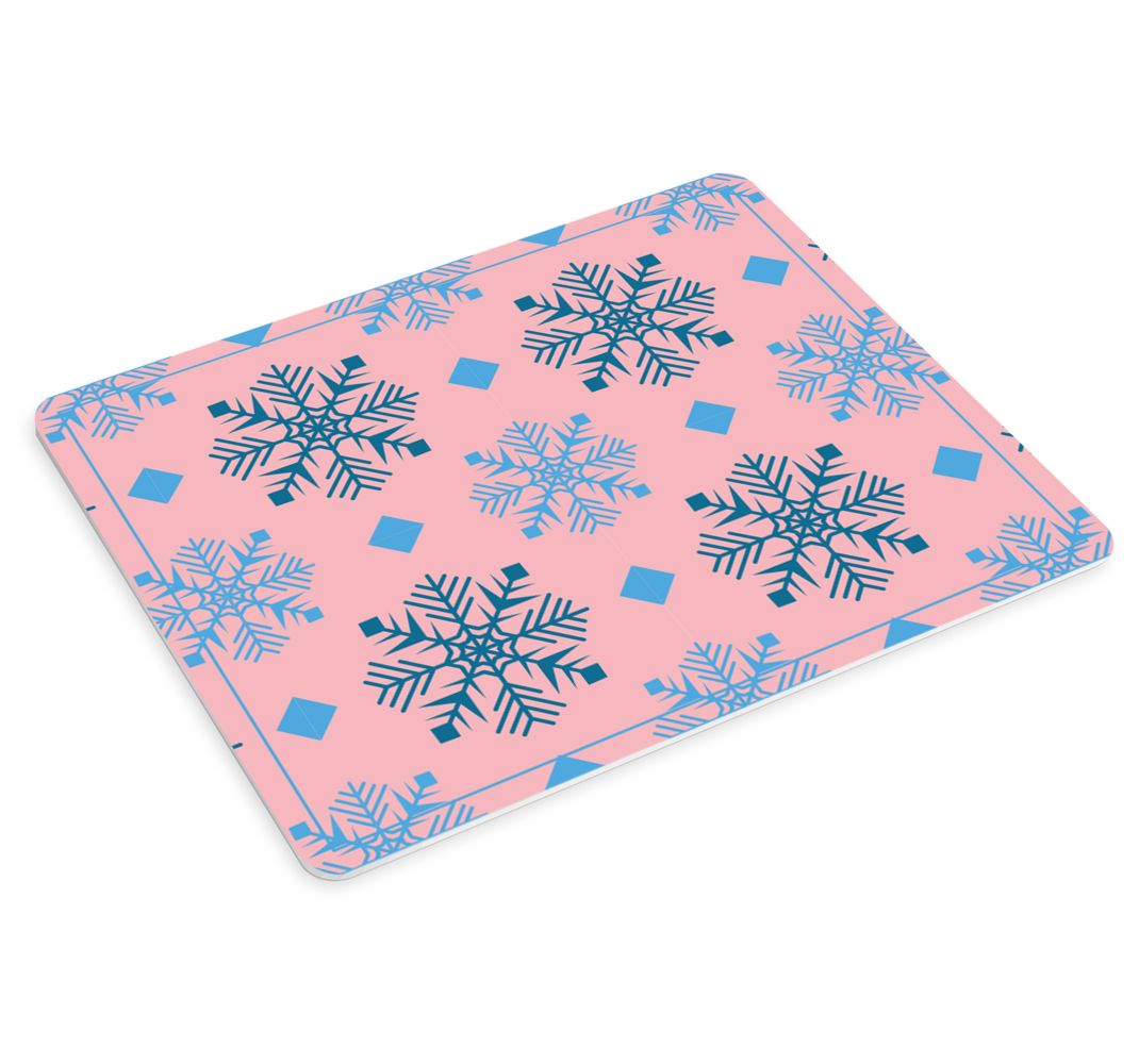 Christmas mouse pad with snowflake pattern print - TenStickers