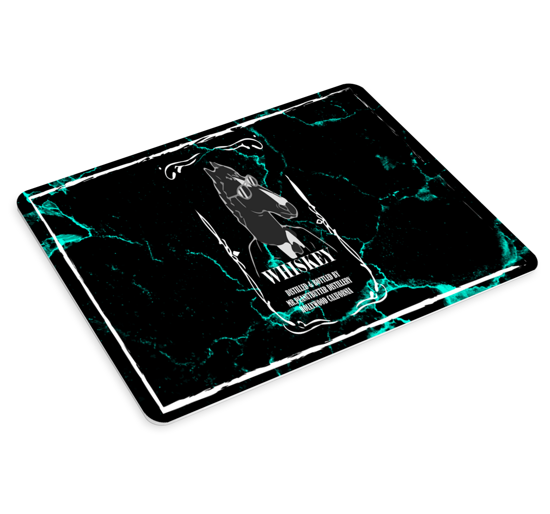 Dark label style pattern original mouse pad - TenStickers