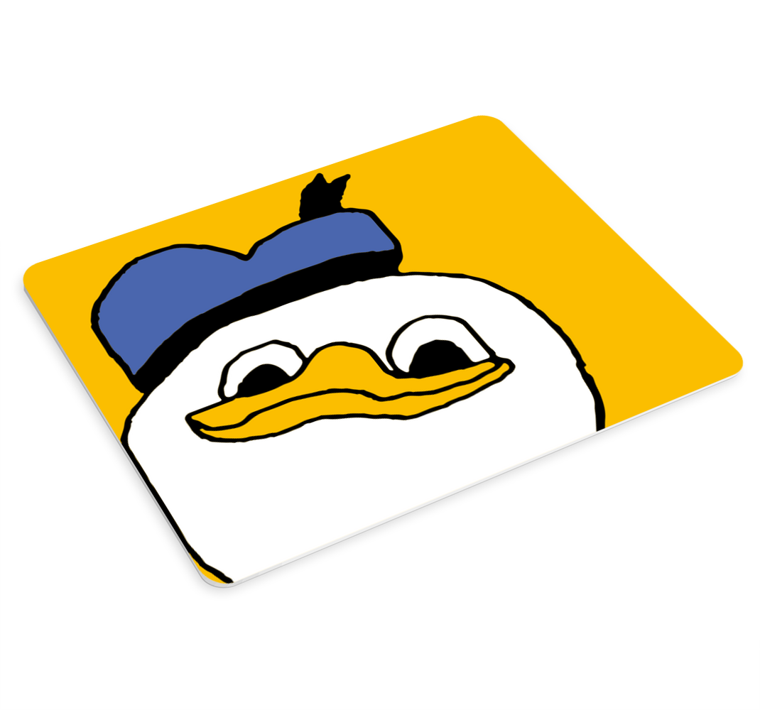 Funny duck face original mouse pad - TenStickers
