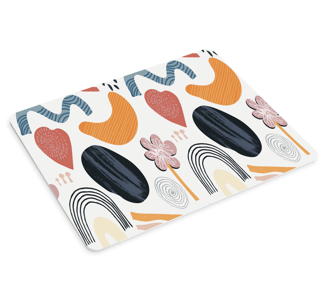 Geometric abstraction with color mouse pad - TenStickers