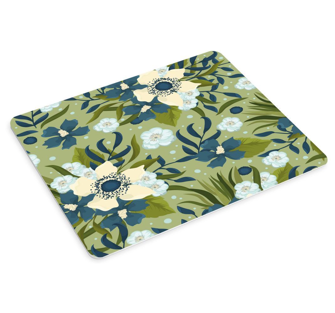 Mouse pad patterns floral greenery print - TenStickers
