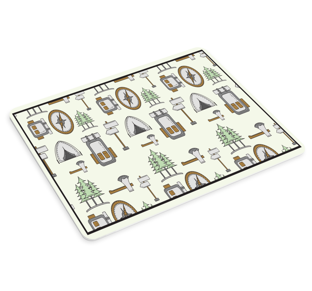 Alfombrilla de ratón texturas Lindo equipo de campamento - TenVinilo