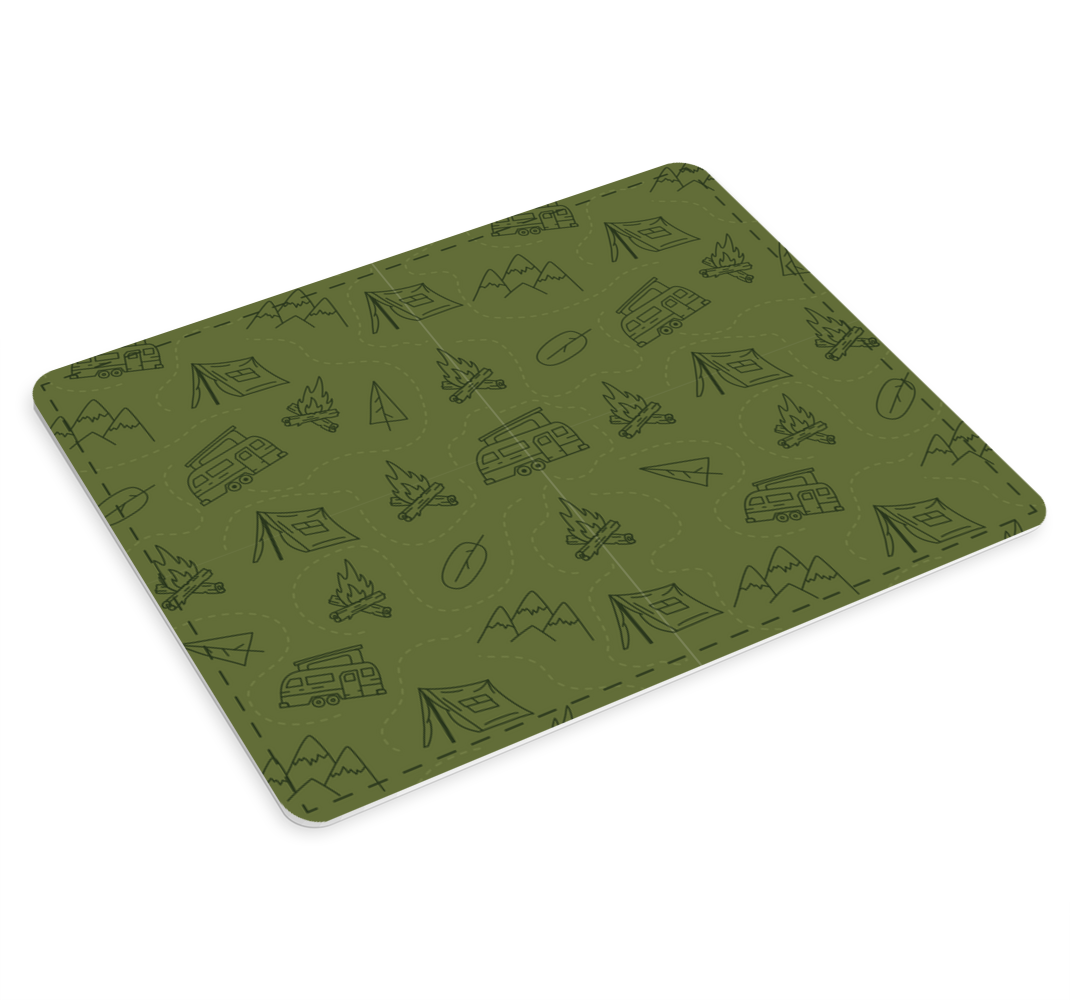 Mouse pad patterns camping theme designs - TenStickers