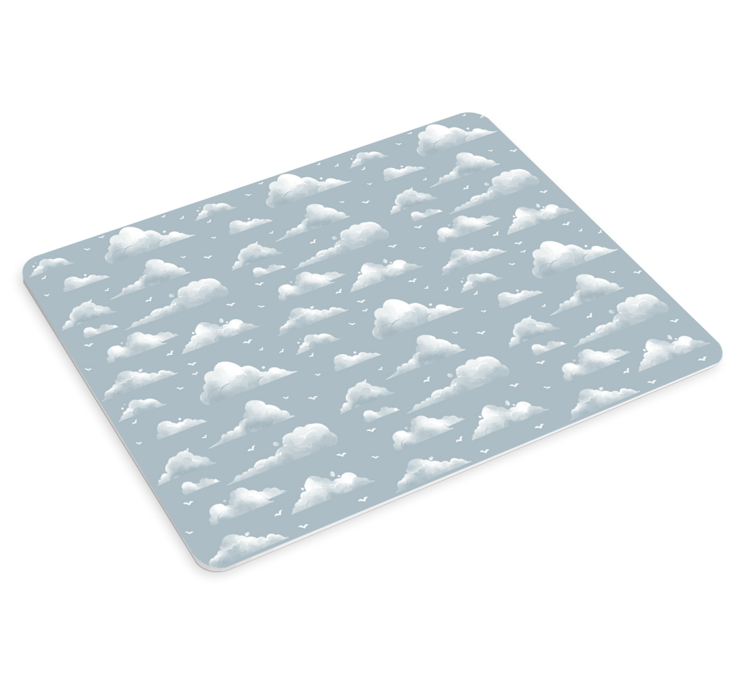 Mouse pad texturas patrón de nubes esponjosas - TenVinilo
