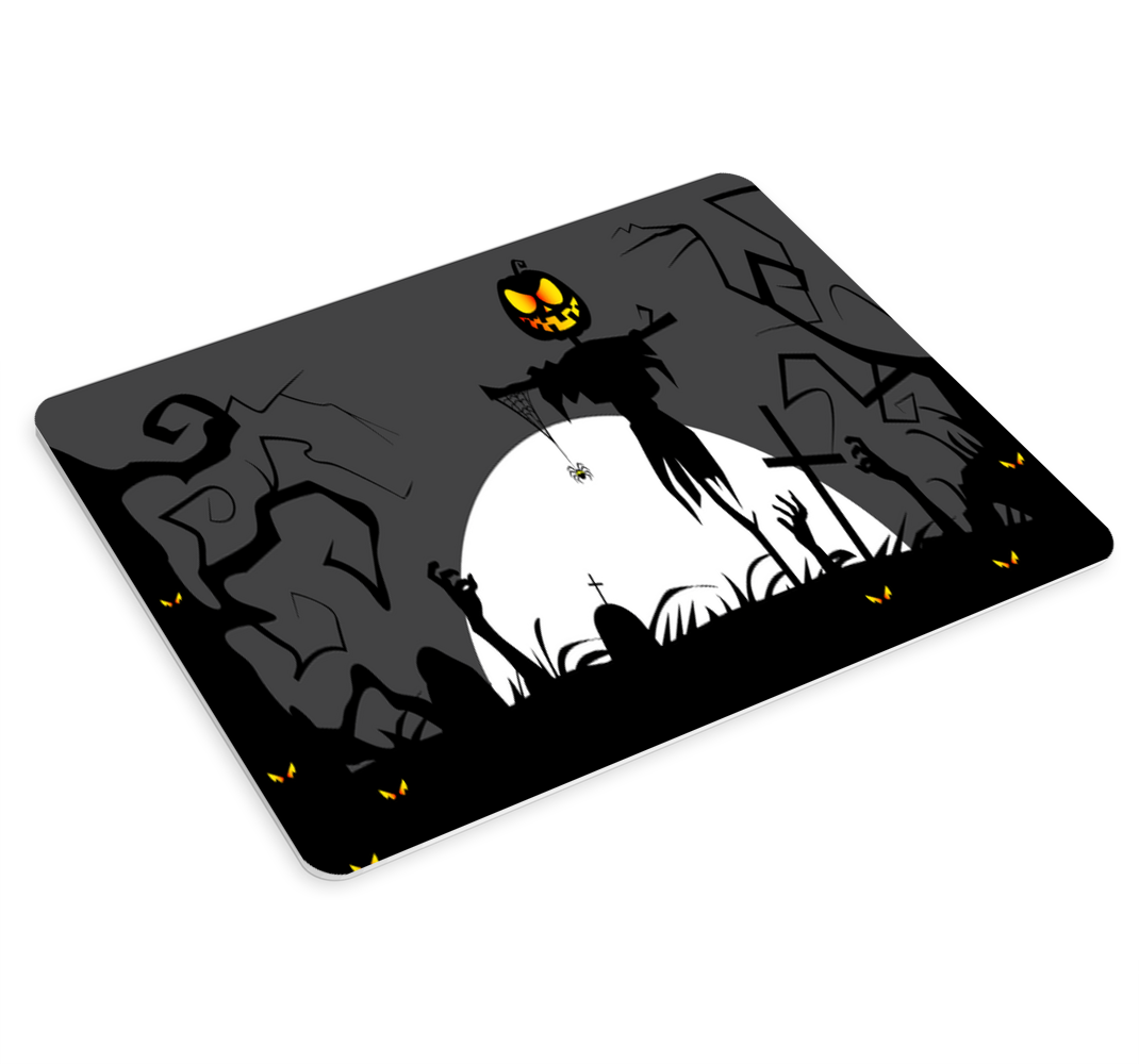 Christmas mouse pad spooky harvest scene - TenStickers