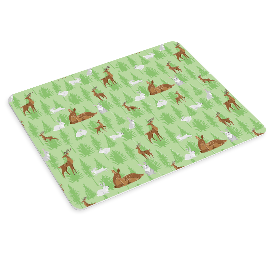 Mauspad Muster Wilde tiere im wald - TenStickers