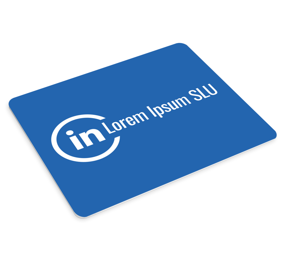 Linkedin label customizable mouse mat - TenStickers
