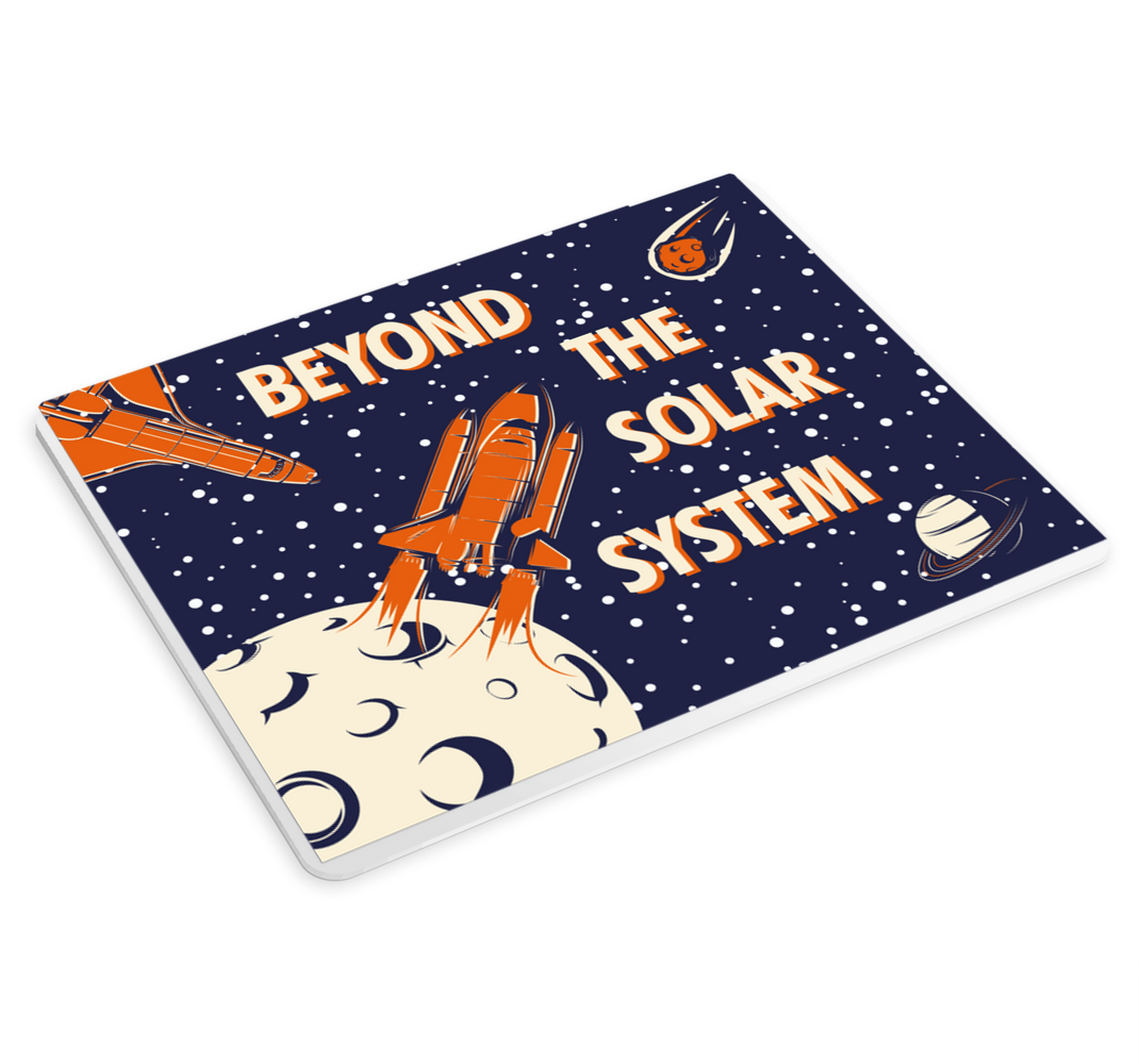 Mousepad spruch erforschung jenseits der sterne - TenStickers