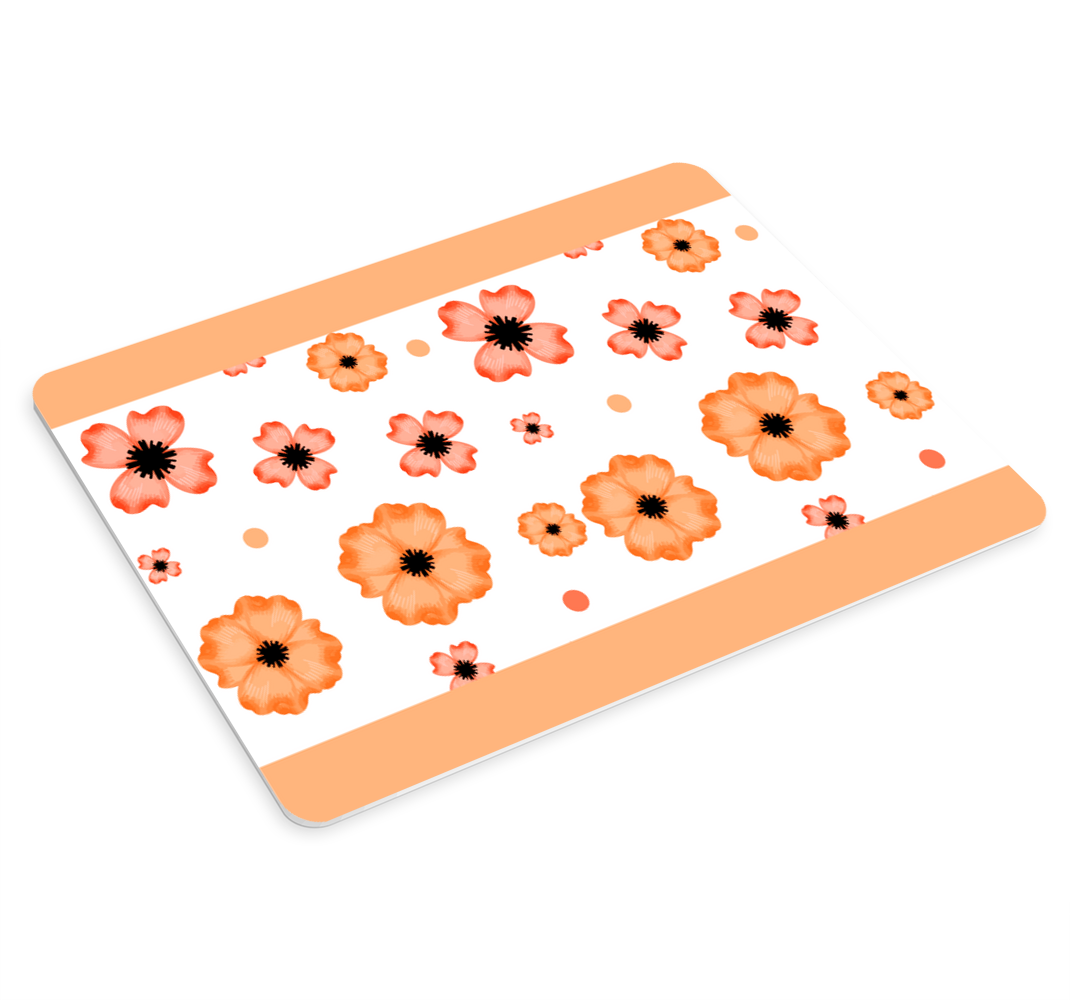 Alfombrilla ratón original Acuarela naranja y rosa - TenVinilo