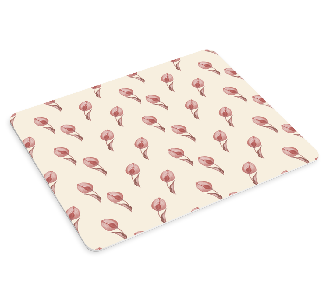 Mouse pad patterns with elegant floral accents - TenStickers