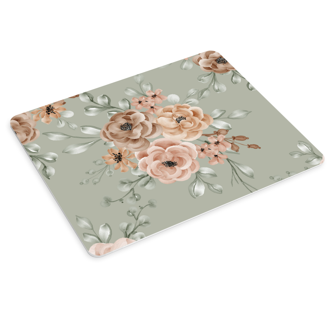 Nane arka plan fare altlığı üzerinde eski güller - TenStickers