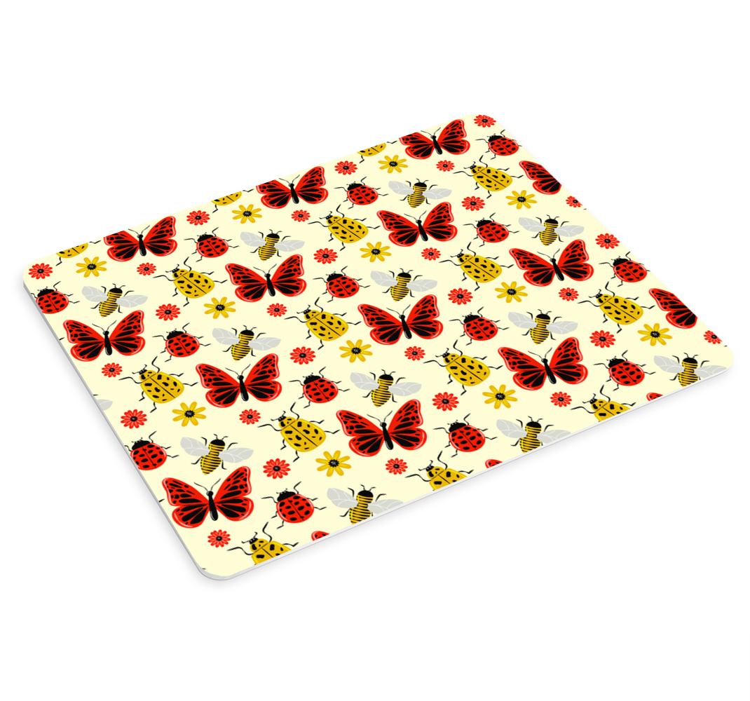 Mouse pad patterns colorful nature elements - TenStickers