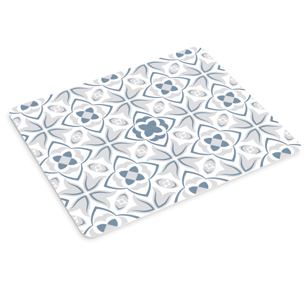 Hampton-Style gray tiles original mouse pad - TenStickers