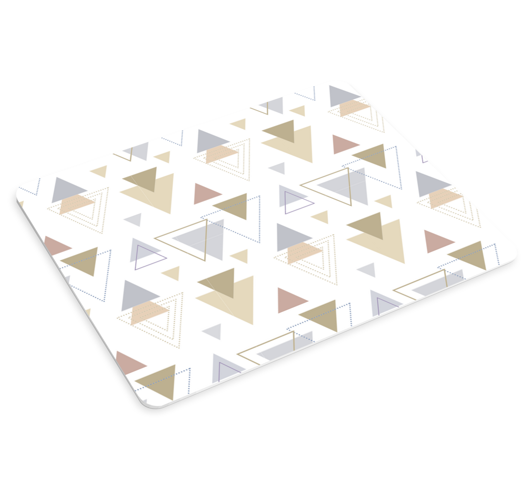 マウスパッド パターン 幾何学的三角形配置 - TENSTICKERS