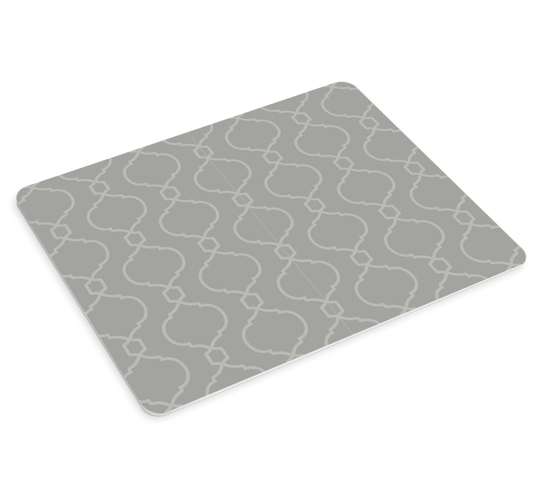 Szürke geometrikus hampton mintás több egérpad - TenStickers