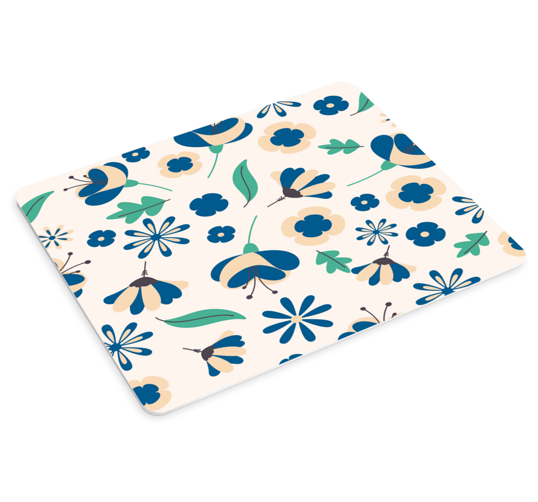 Tapis de souris motif composition florale colorée - TenStickers