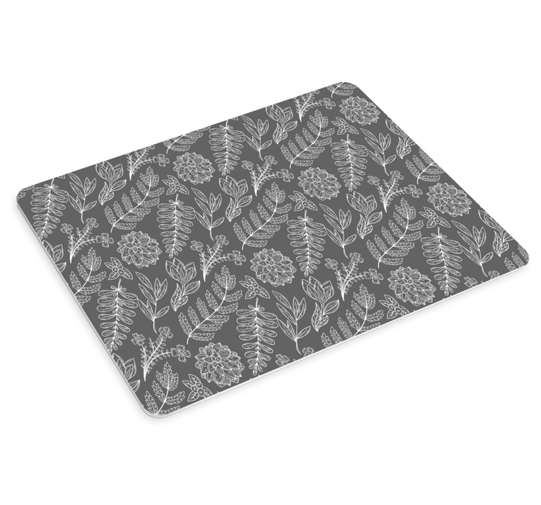 Floral Leaf Motif mouse pad patterns - TenStickers