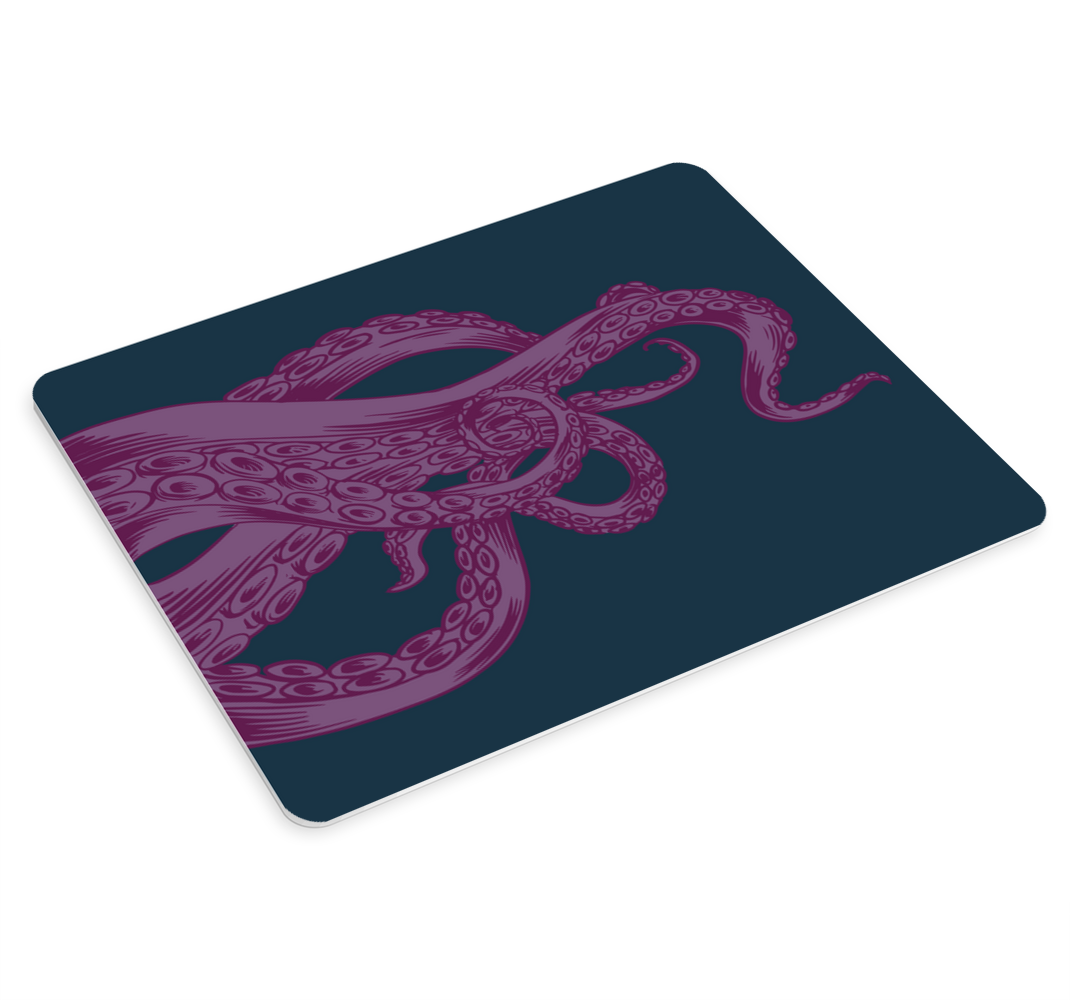 Purple octopus tentacle sea creatures  mouse pad - TenStickers