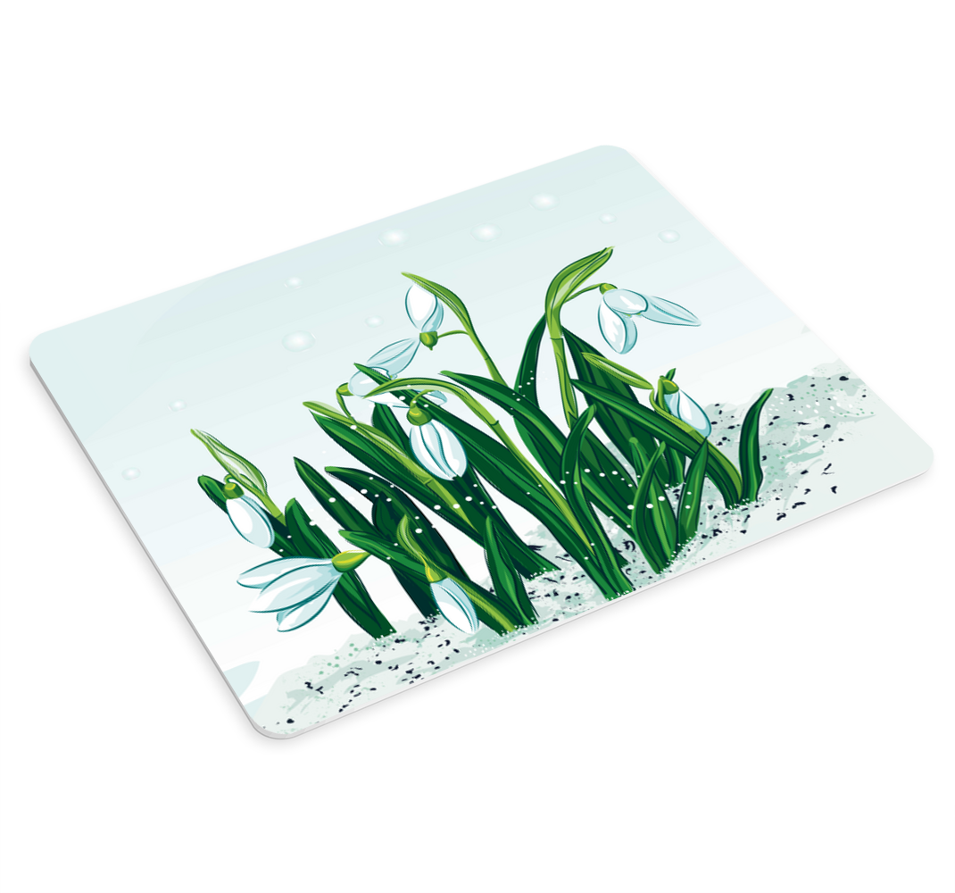 Kid illustrasjoner av snøklokker mer musematter - Tenstickers