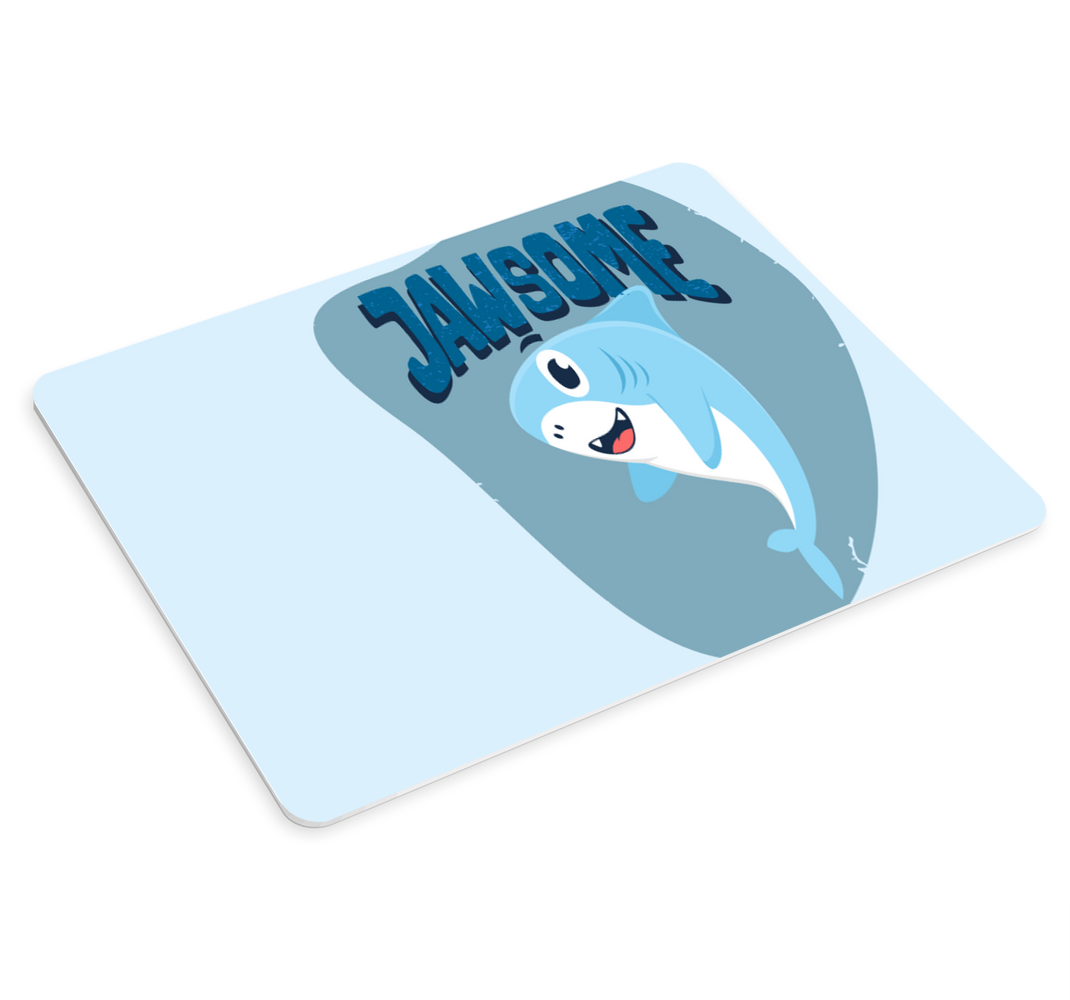 Gaming mouse pad with adorable shark design - TenStickers