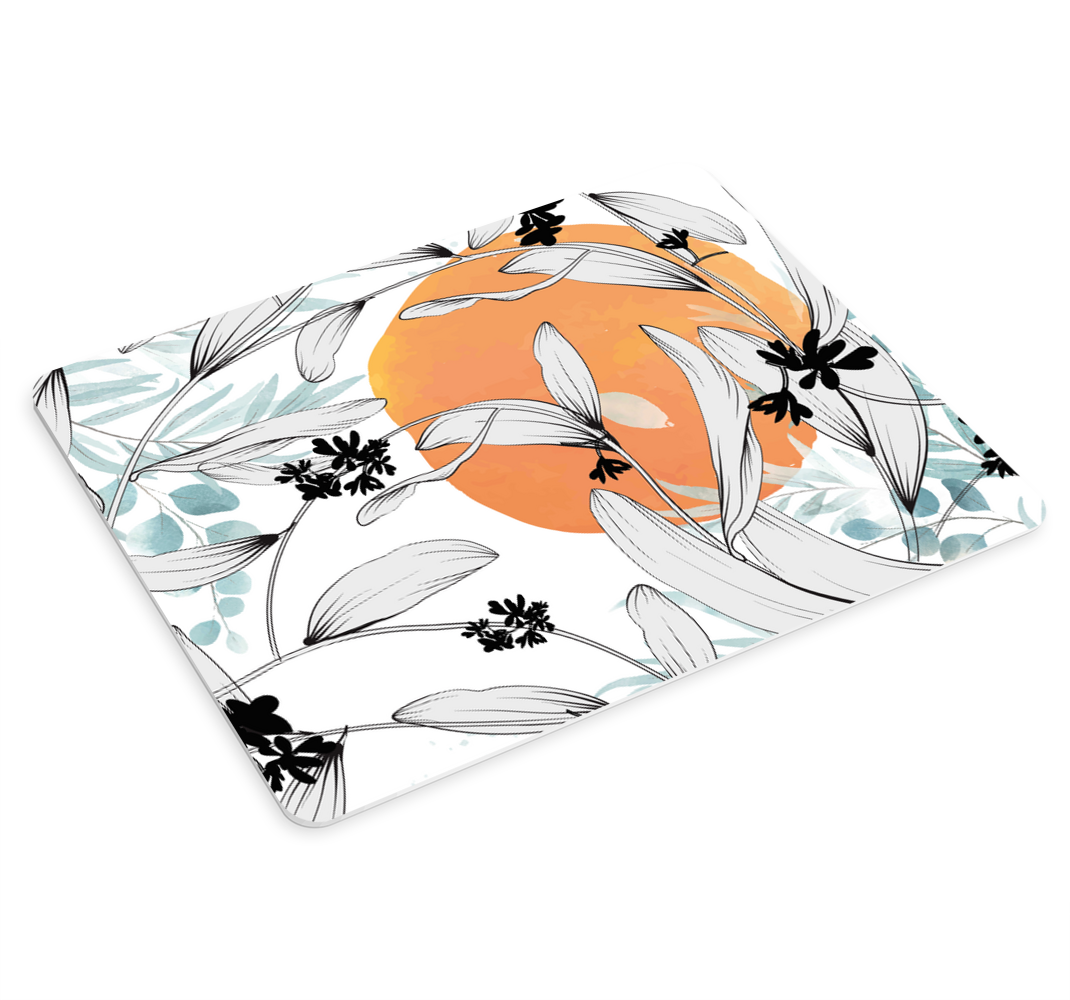 Mauspad originell "glamour-stil" florales abstraktes Design - TenStickers