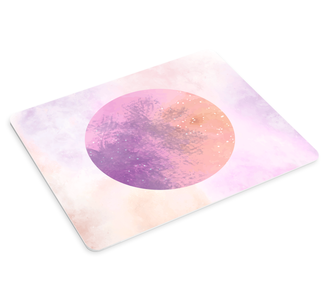 Two colours planet galaxy design  mouse pad - TenStickers