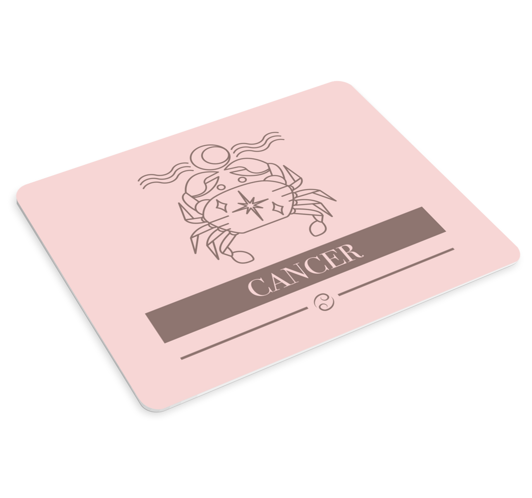 Personalised mouse pad with cancer zodiac symbol - TenStickers