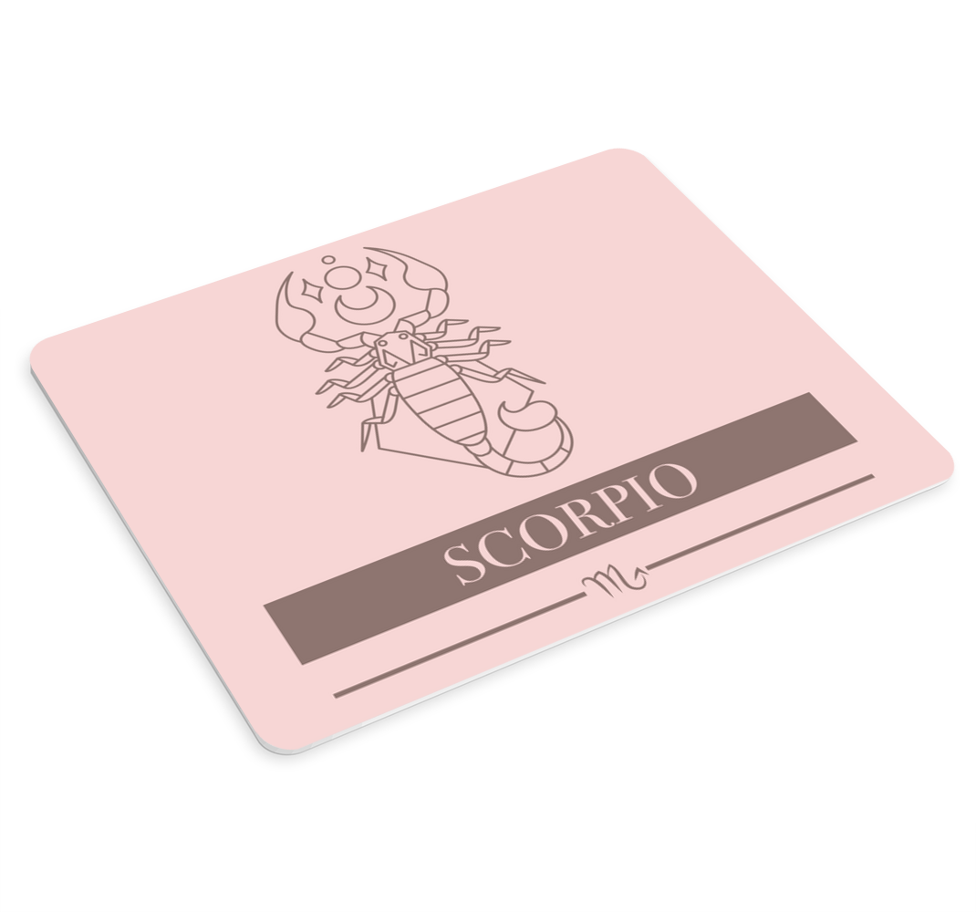 Scorpio Symbolic Figure mouse pad quotes - TenStickers