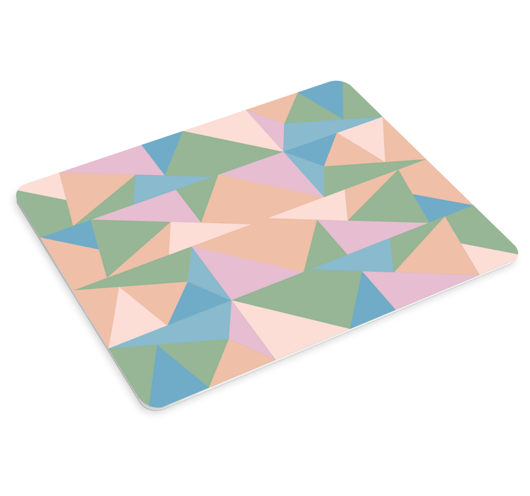 Mauspad Muster geometrisches farb-patchwork - TenStickers
