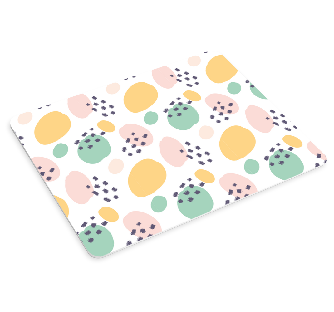 Tappetino mouse con motivi e texture forme astratte vivaci - TenStickers